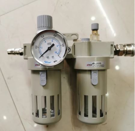 Lọc tách nước đôi to XKD và khớp nối nhanh khí nén