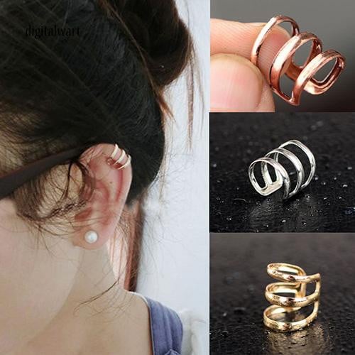 [HCM]Bông tai nam nữ chữ U kẹp tai không cần bấm lỗ thời trang cá tính ( giá 1 chiếc )