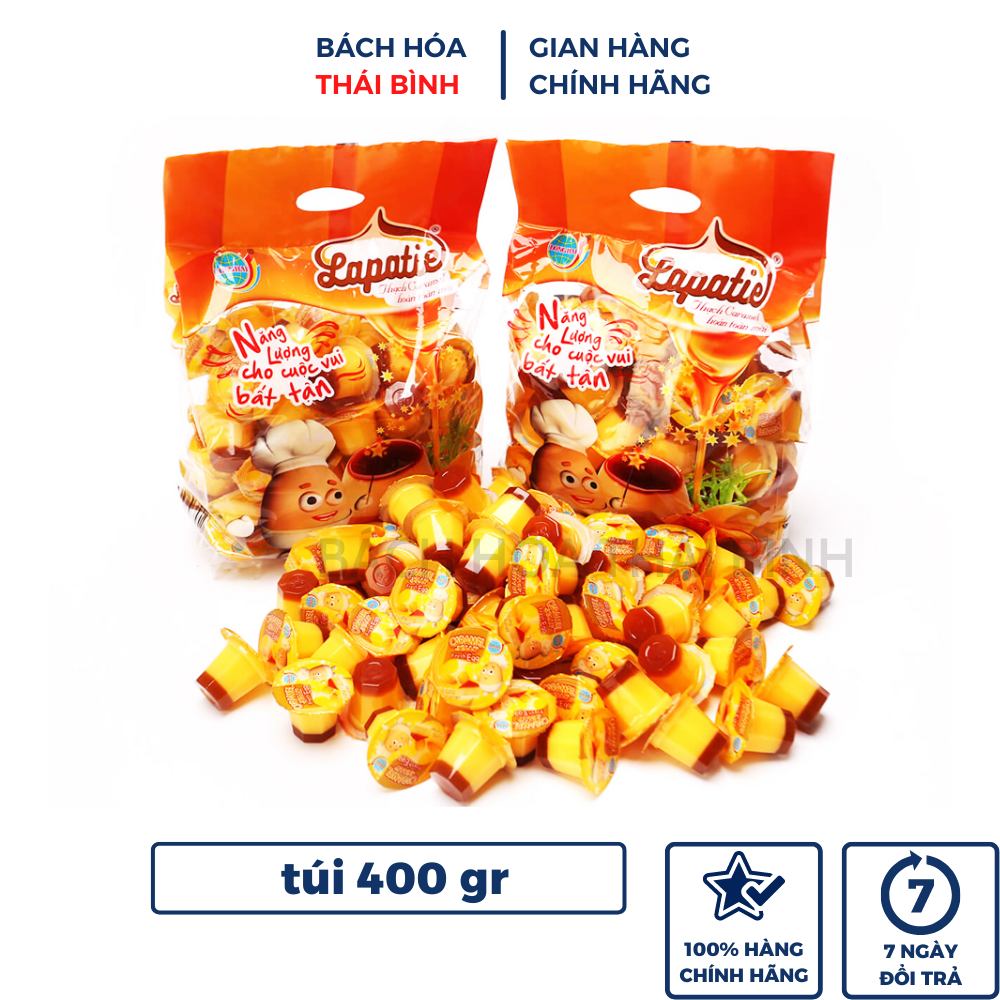 Thạch Caramen Lapatie Long hải gói 400g