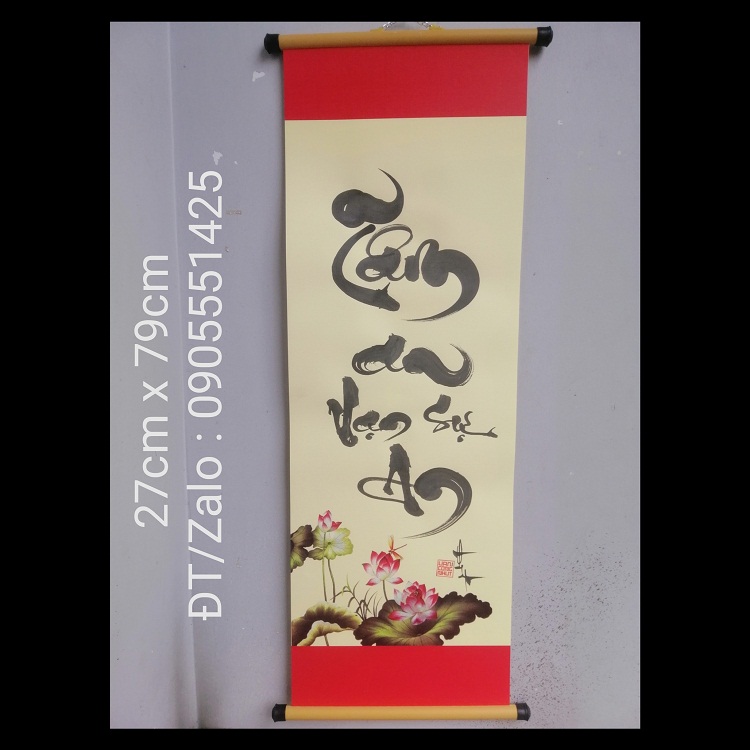 Thư pháp chữ TÂM. Quà tết . Quà tặng ông bà, cha mẹ