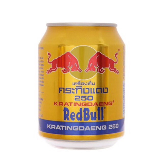 COMBO 2 LỐC NƯỚC TĂNG LỰC BÒ HÚC REDBUL VÀNG THÁI LAN CHÍNH HĂNG