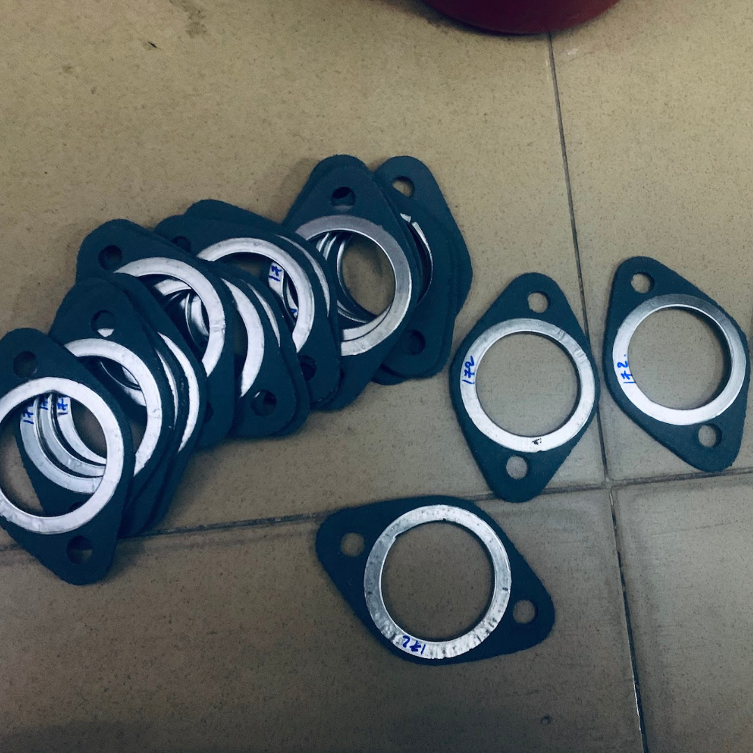 Gioang chặt amiang cổ xả xe oto, gioăng ron cổ pô giảm thanh xe oto tải, du lịch, xe máy,...