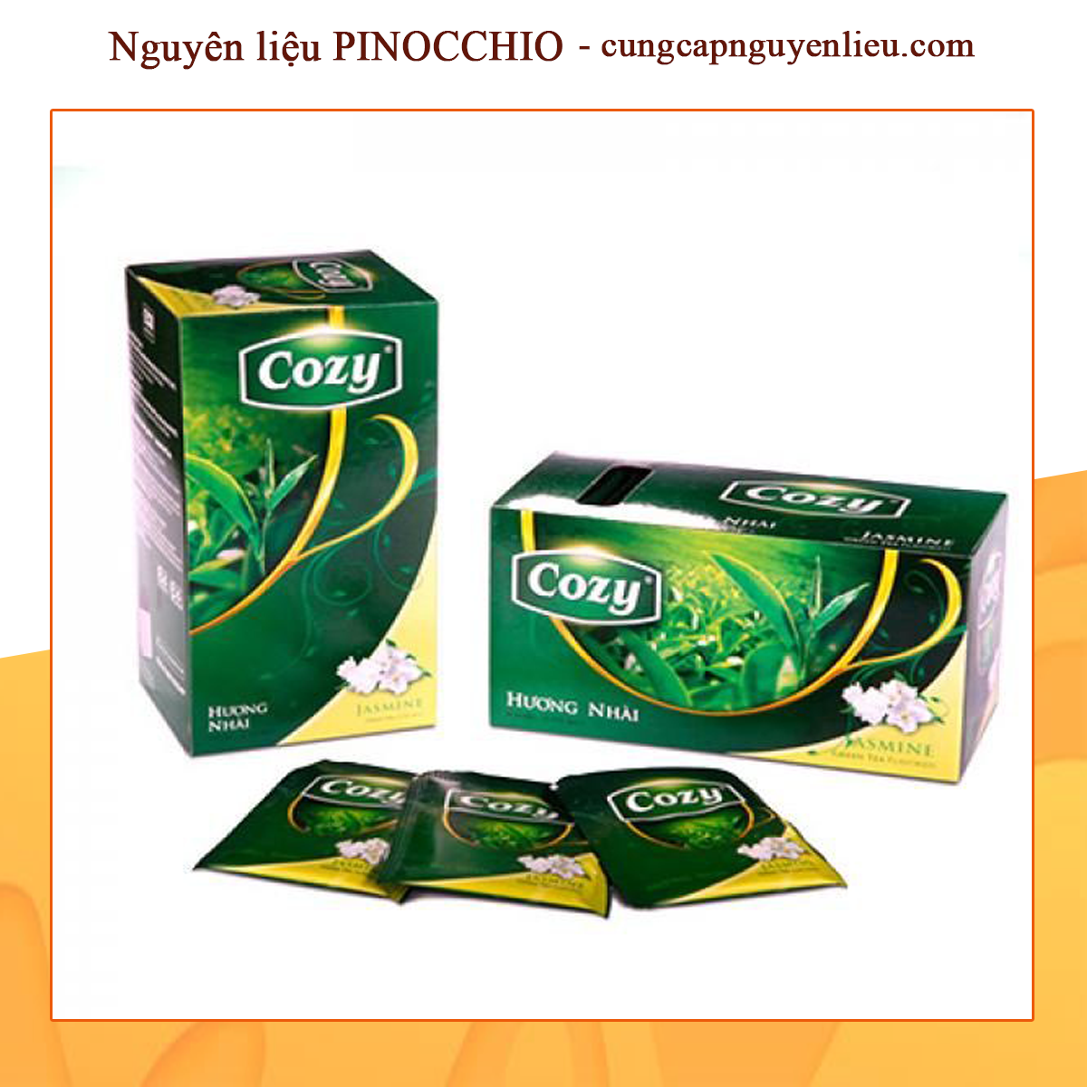 Trà cozy hương lài hộp 25 gói x 2g
