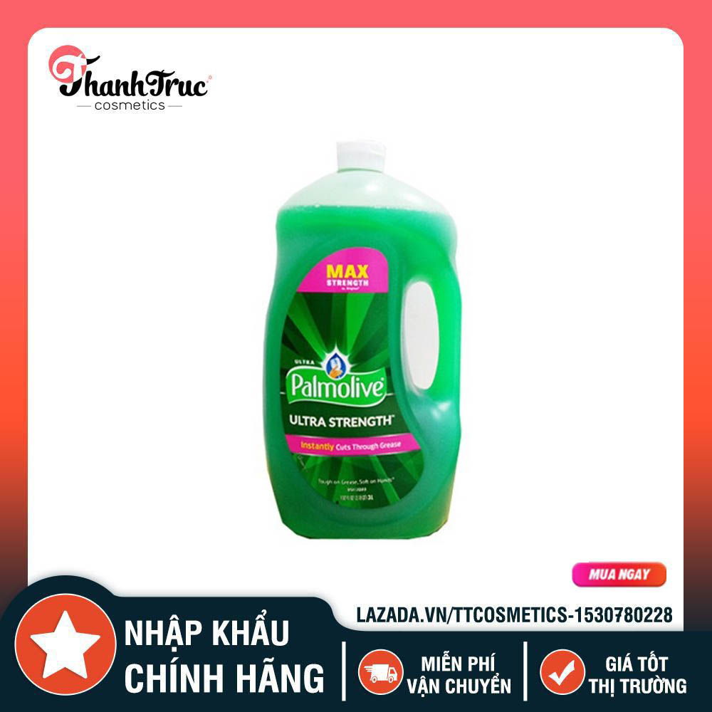 Nước rửa chén palmolive ultra strength 3l mỹ