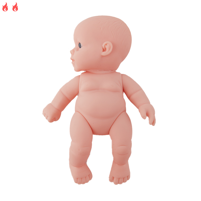 Búp bê em bé 12cm thực tế mô hình mô phỏng trẻ sơ sinh bằng nhựa vinyl quà