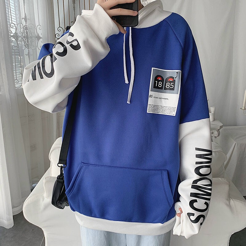 [HCM](ẢNH THẬT)Áo Khoác, Áo Hoodie Nam Phối Màu SCMDOW Mẫu Mới Form Rộng Áo hoodie nỉ nam nữ MINMINSTORE96