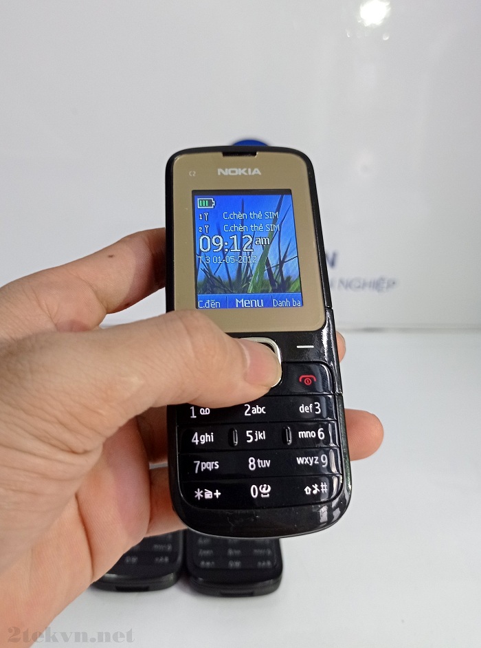 Điện thoại độc 2 sim cổ nokia c2 00 giá rẻ tặng kèm sim 3g 10 số