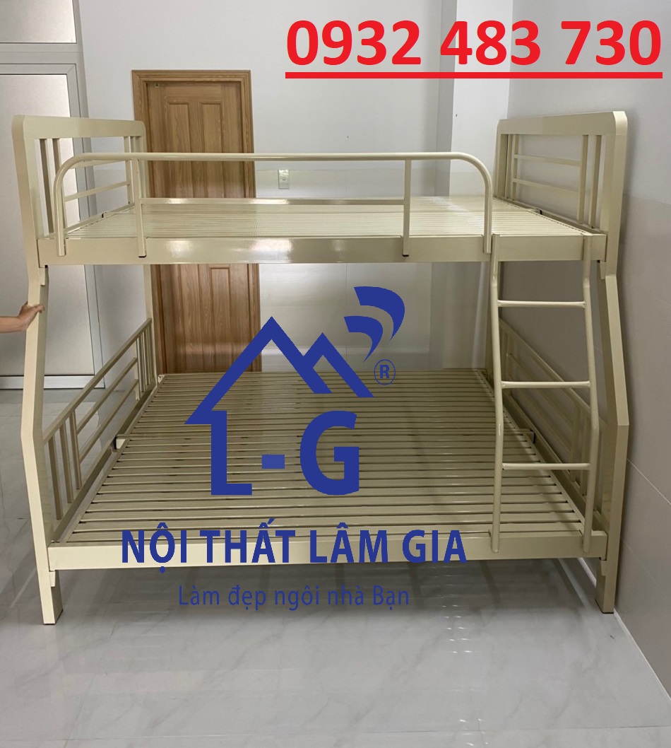 [HCM]Giường tầng sắt trên 1m6 dưới 1m8 quận Bình Thạnh HCM