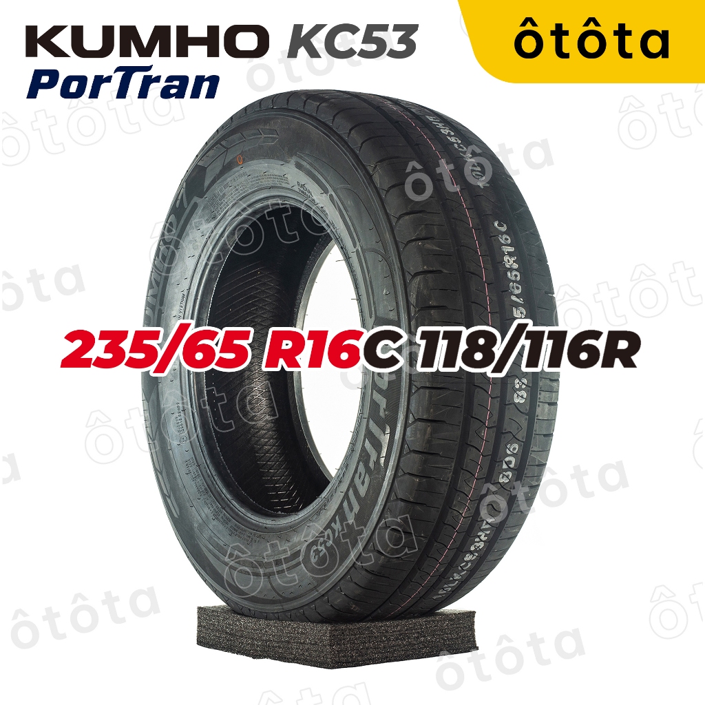 Lốp ô tô Kumho 235/65 R16C 118/116R Portran KC53 – Chính Hãng BH 5 năm (235/65 R16C, 235/65R16C) Giá 3,918,704 Đồng*Miễn phí vận chuyển