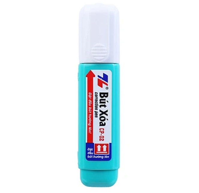 Bút xóa nước Thiên Long CP02 12ml mực xóa nhanh khô, che phủ tốt, không độc hại