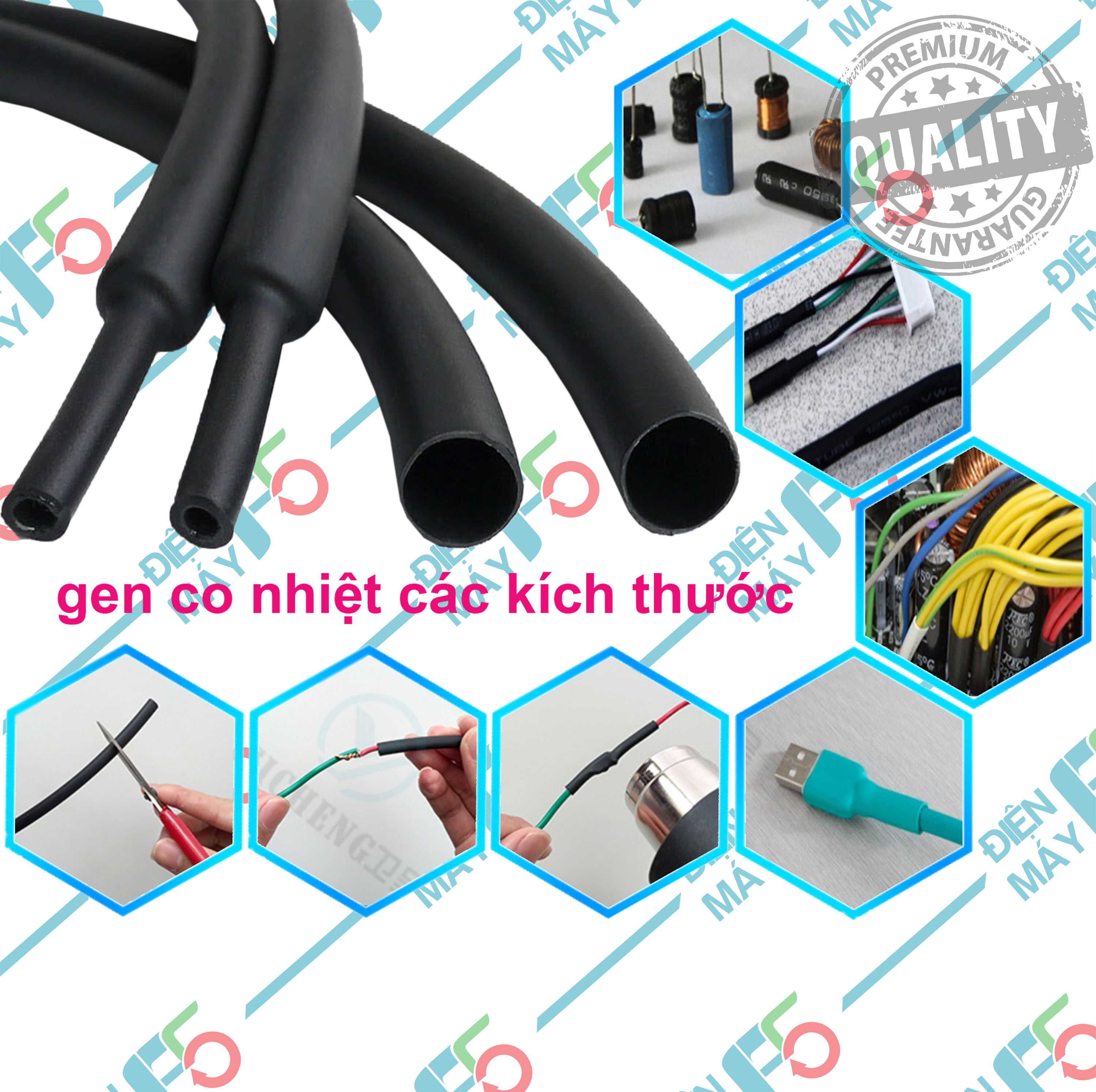 Dmf5 gen co nhiệt các cỡ