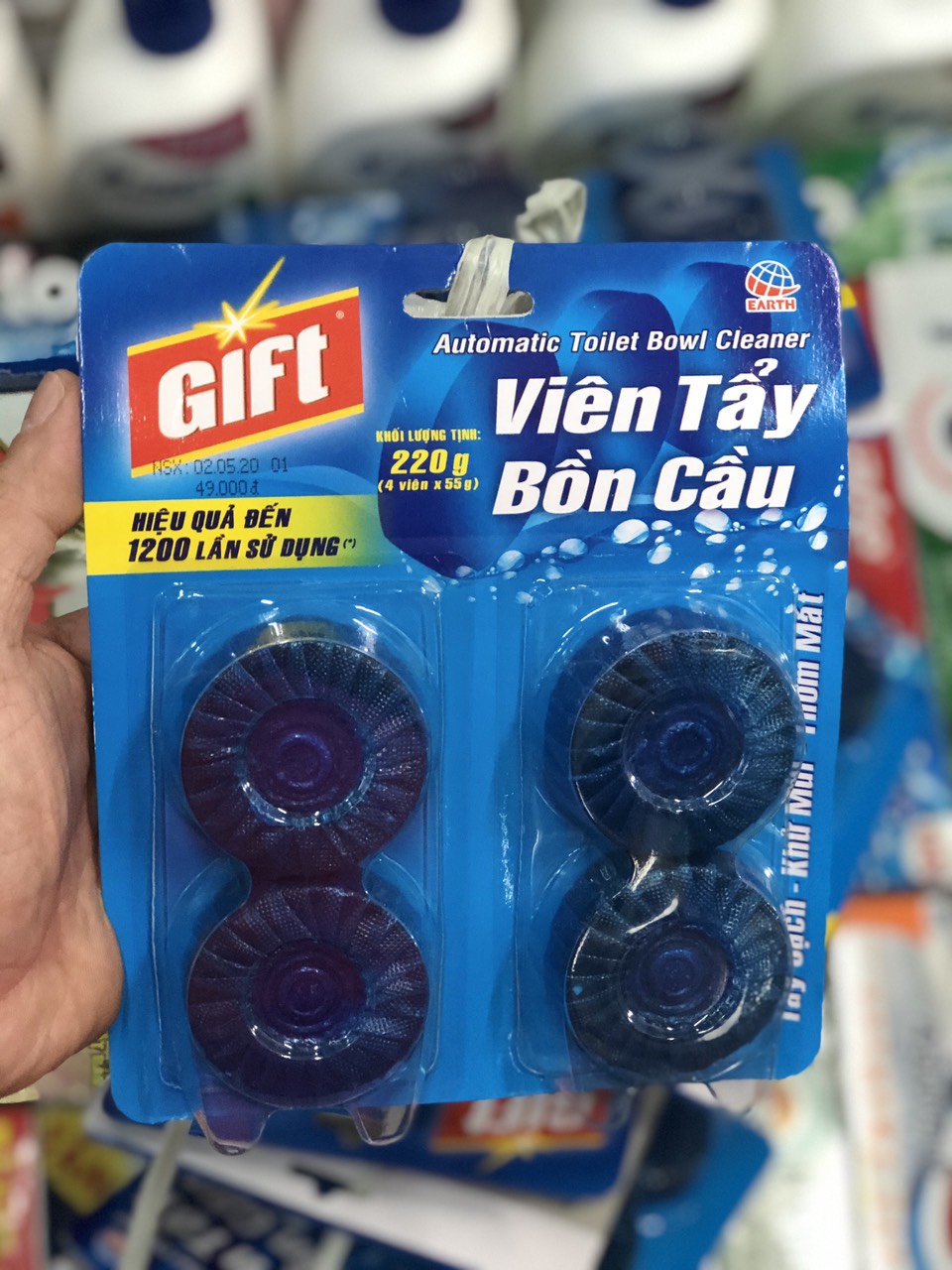 Viên tẩy bồn cầu gift