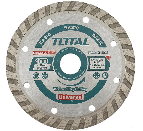 Đĩa cắt gạch có phủ hợp kim nhân tạo total 100mm tới 230mm