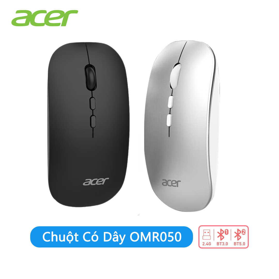 Chuột không dây 2.4G Hỗ trợ Bluetooth 5.0 Chuột chơi game Ba chế độ Chuột quang 1600DPI im lặng cho máy tính bảng máy tính xách tay máy tính xách tay