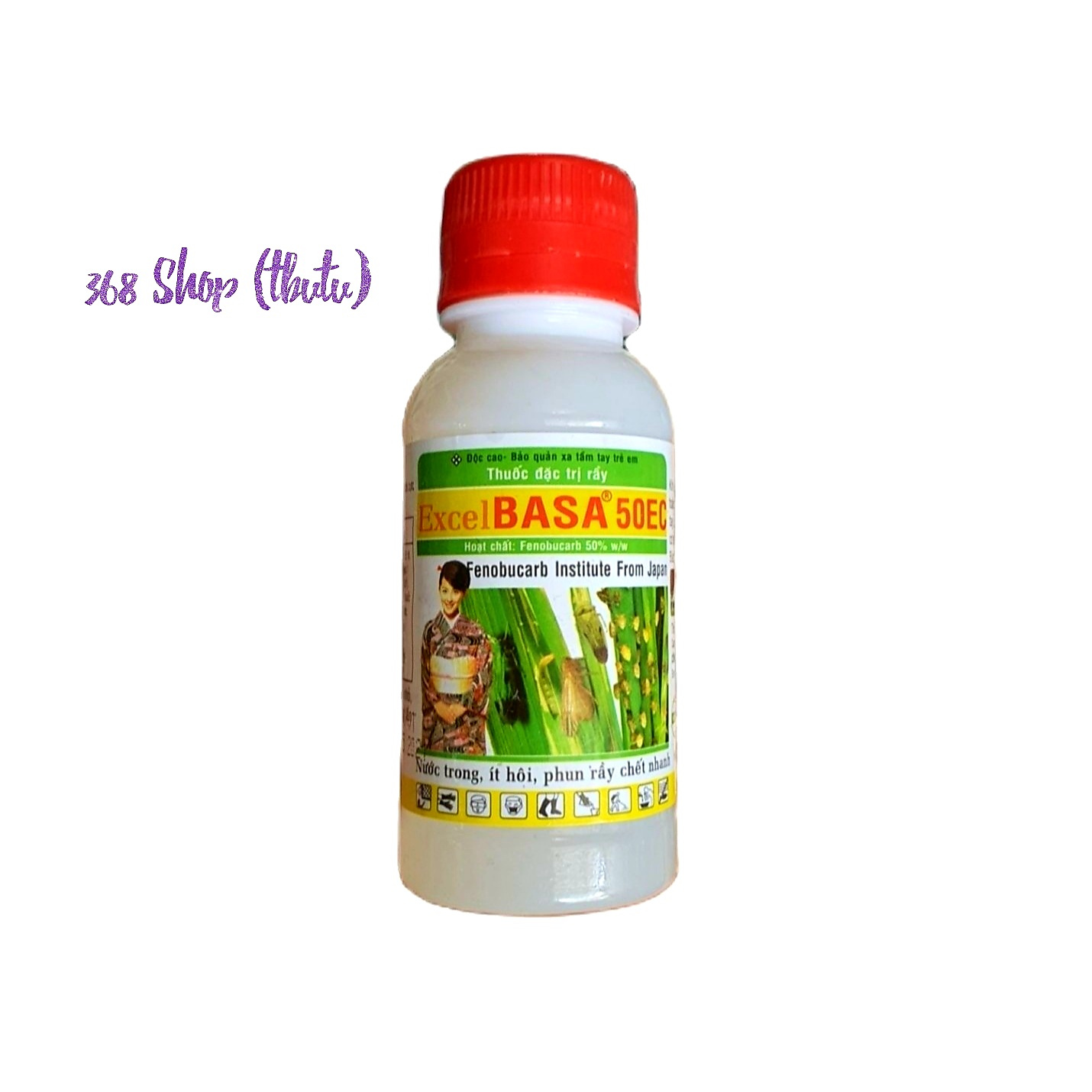 (Combo 5 chai) BASA 50EC (100ml) Đặc Trừ: Rầy mật độ cao, cực mạnh. Thuốc trừ sâu