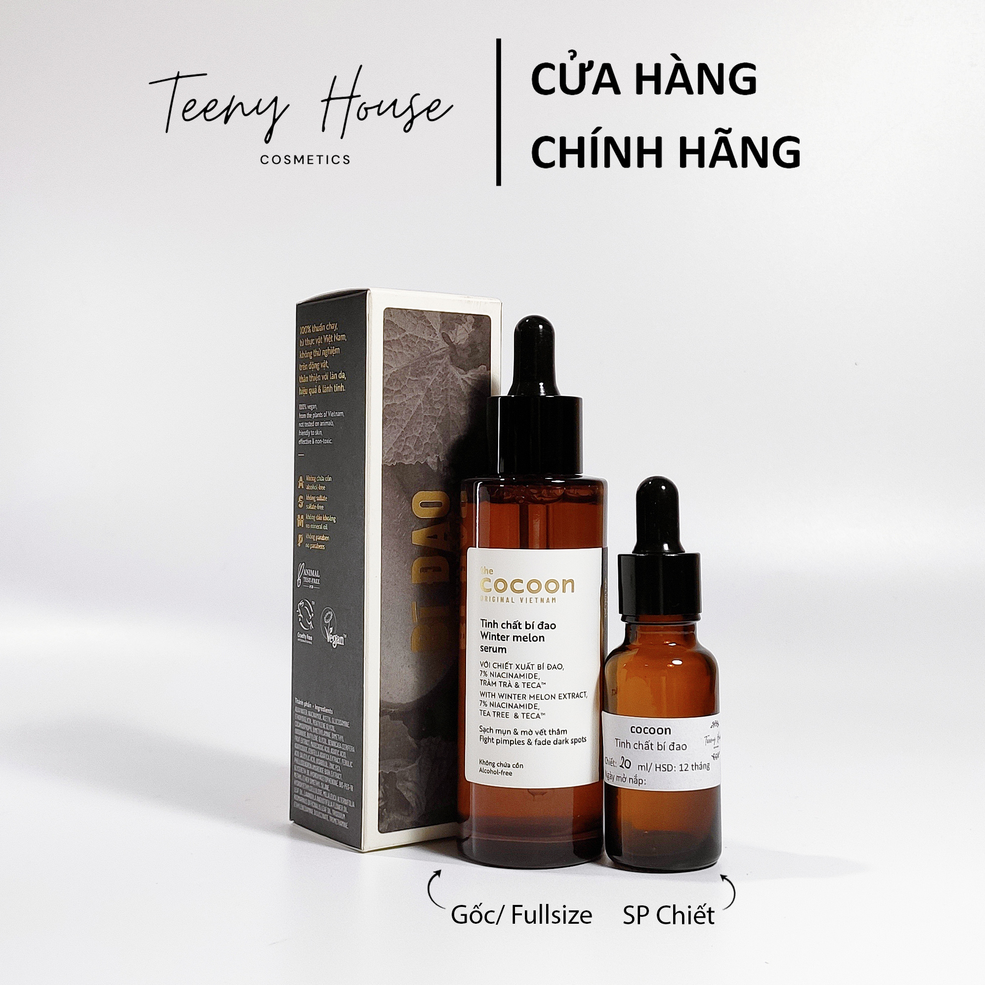 Serum bí đao Cocoon dành cho da dầu mụn