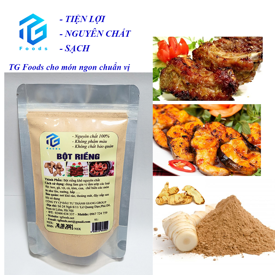 Gia vị thiết yếu - bột riềng túi 100g