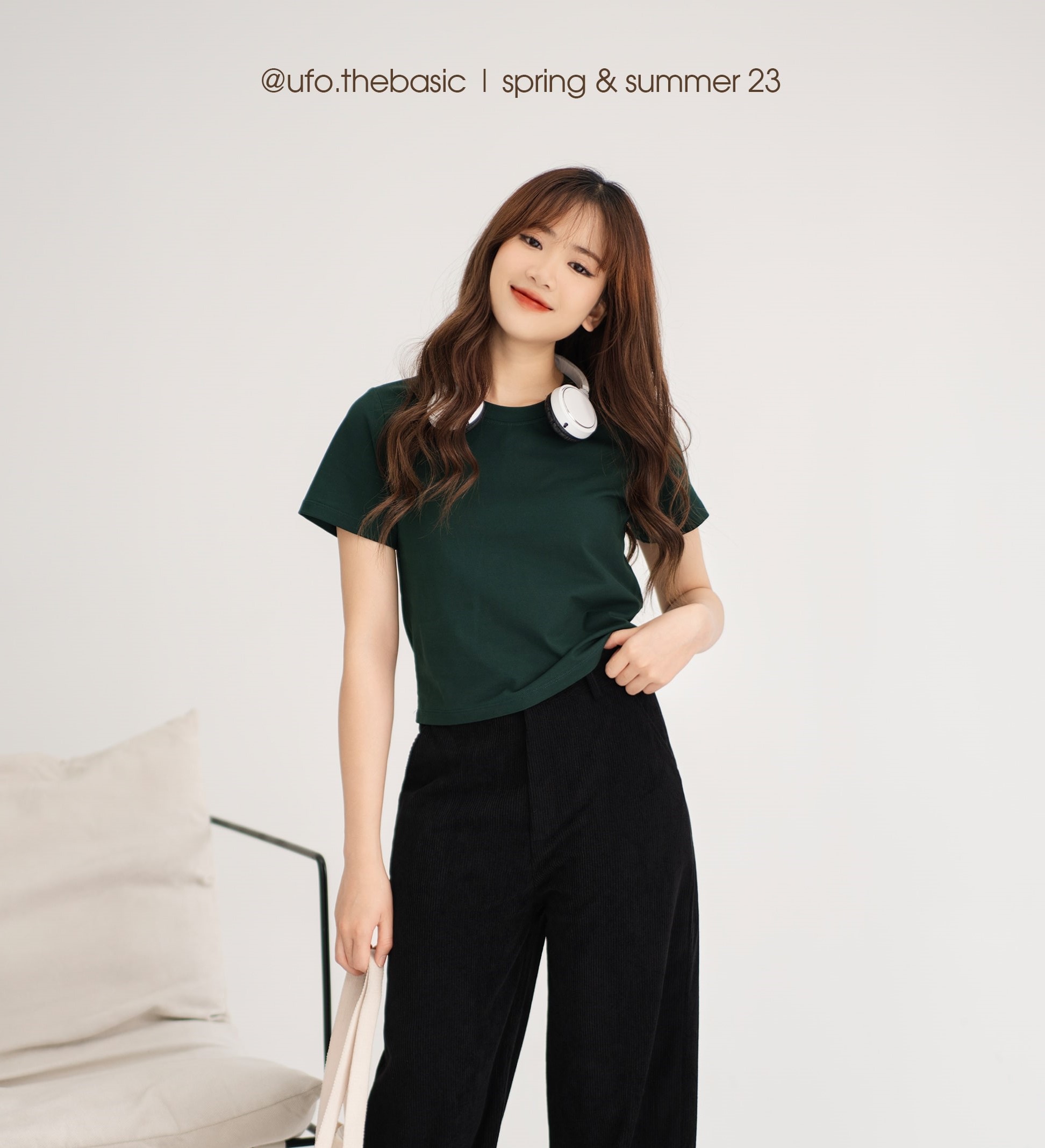 Áo baby tee trơn form croptop – Baby Tee by ufo.thebasic