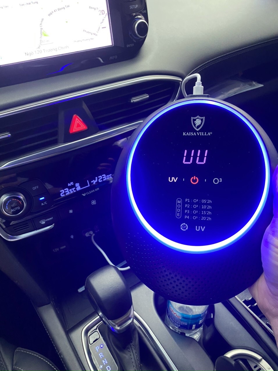 Máy lọc không khí ô tô, Khử nùi, diệt khuẩn bằng tia UV và khí OZONE