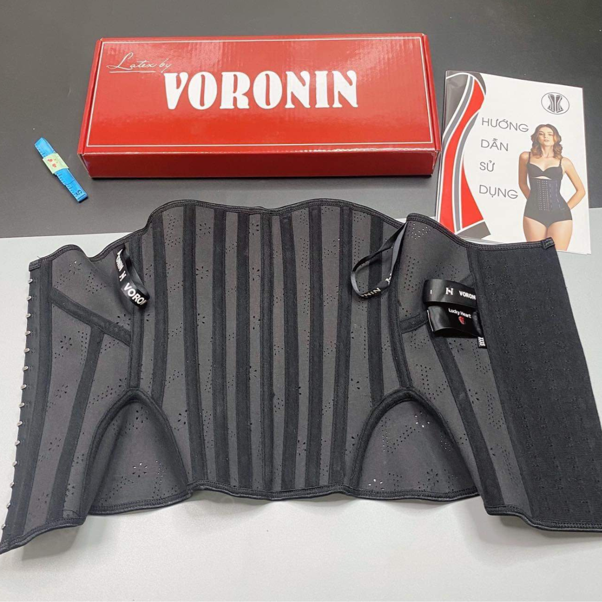 Đai latex Voronin sợi biến nhiệt cao cấp nhập khẩu từ Italia. Giúp giảm mỡ bụng và săn chắc cơ bụng