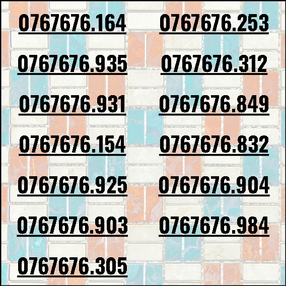 [HCM]Sim đẹp phong thủy có 4g dạng 0767676.xxx dễ nhớ