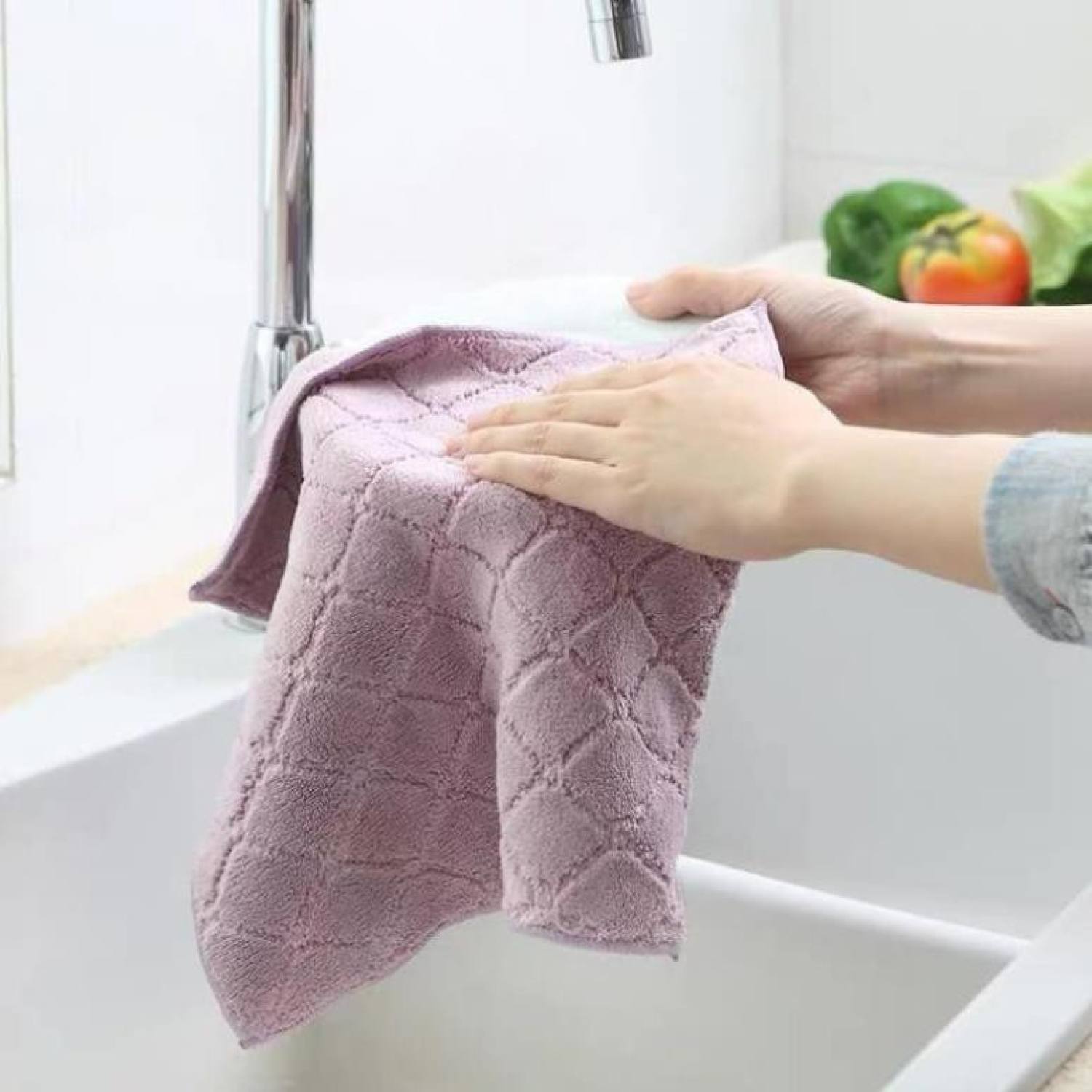 Khăn lau bếp đa năng 2 mặt siêu thấm nước