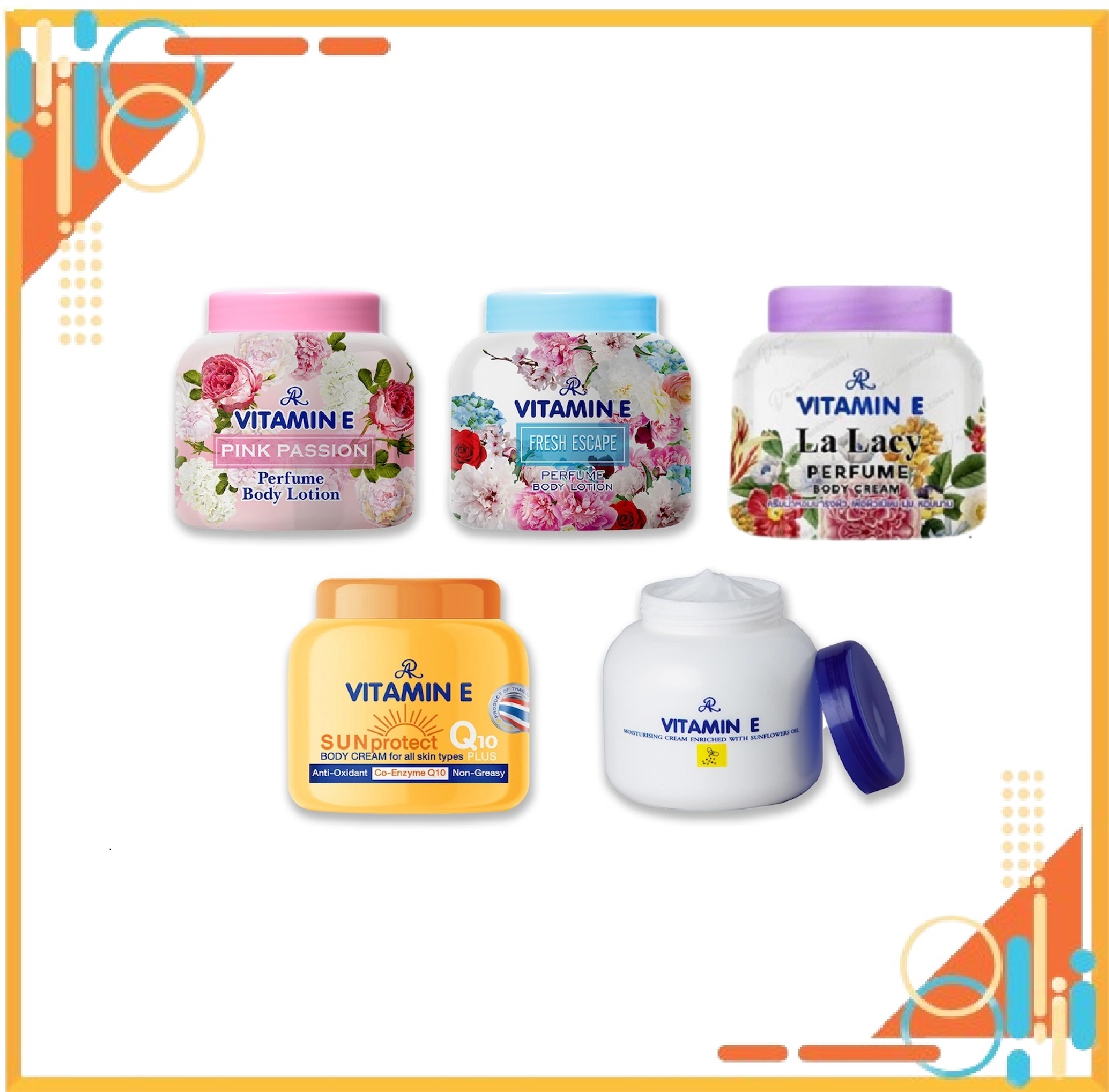 Kem dưỡng ẩm Aron Vitamin E Moisturising Cream 200g