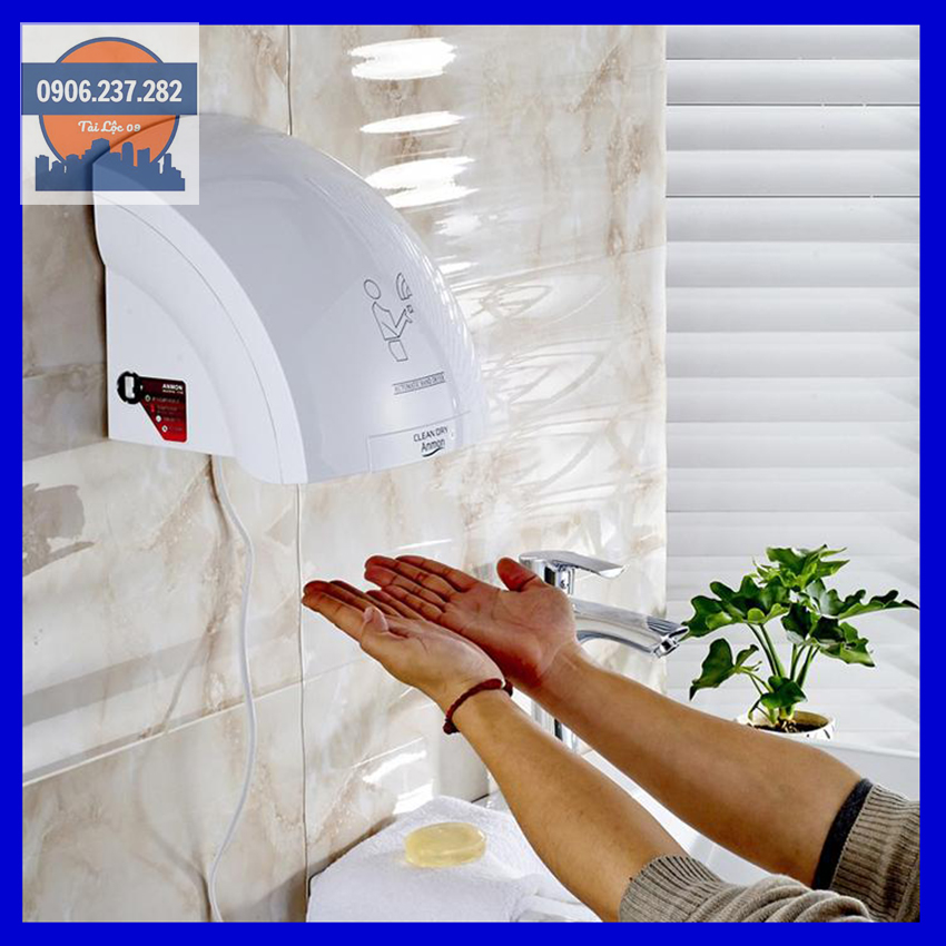 Máy Sấy Tay Tự Động Bằng Cảm Biến Hồng Ngoại 1800w 2 chiều nóng lạnh Cao Cấp - Máy sấy tay tự động, máy sấy tay cảm ứng, máy sấy tay cảm biến, máy sấy tay khô thông minh, máy sấy tay điện tử, máy sấy tay