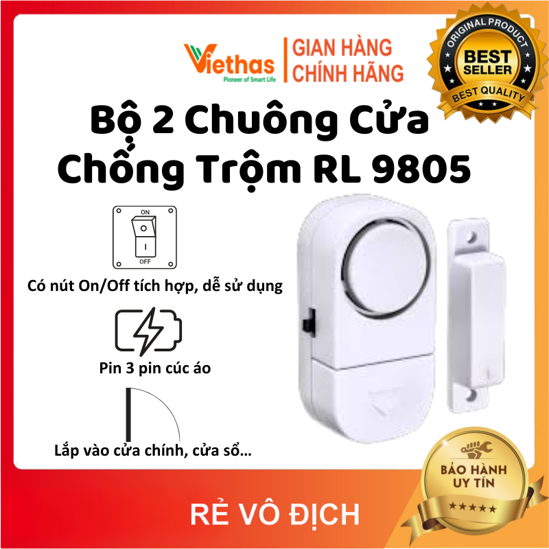 Thiết bị báo động chống trộm an toàn dùng pin rl-9805