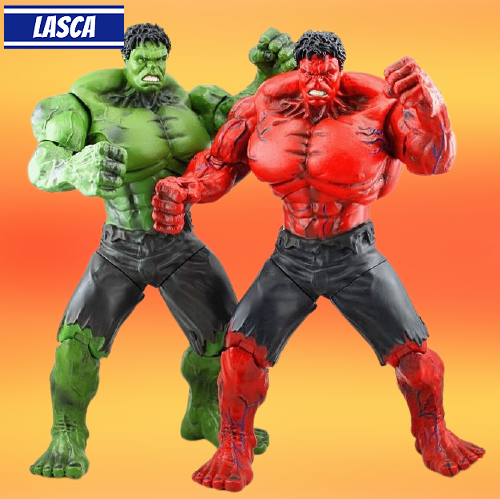 Hulk và red hulk khớp cử động mô hình người khổng lồ xanh đỏ 26cm - action figure đồ chơi marvel avengers