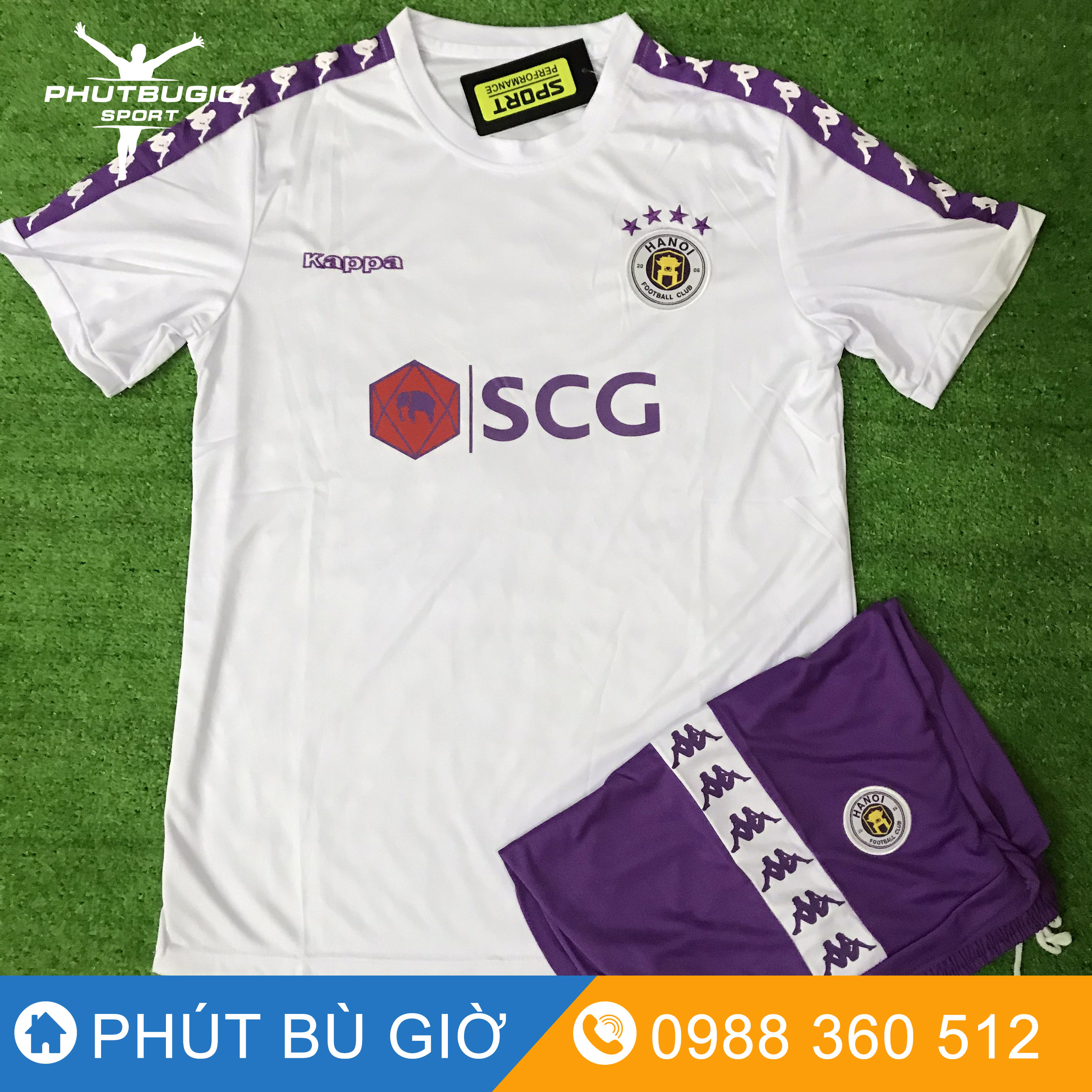 [ẢNH THẬT] Bộ áo bóng đá CLB HÀ NỘI ĐỦ MÀU mới nhất 2019 - 2020 THUN LẠNH CAO CẤP - Quần áo đá banh chất tốt / Phút Bù Giờ Sports