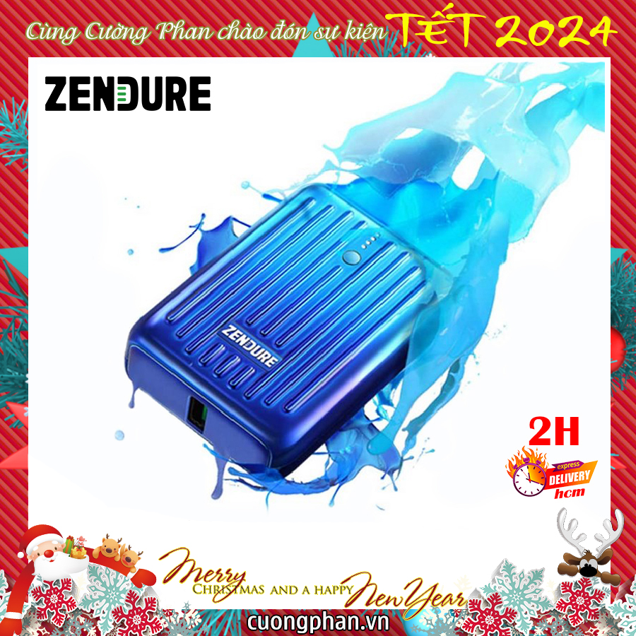 Pin sạc dự phòng siêu nhỏ zendure supermini 10.000mah - type c - thương hiệu mỹ - bảo hành 2 năm