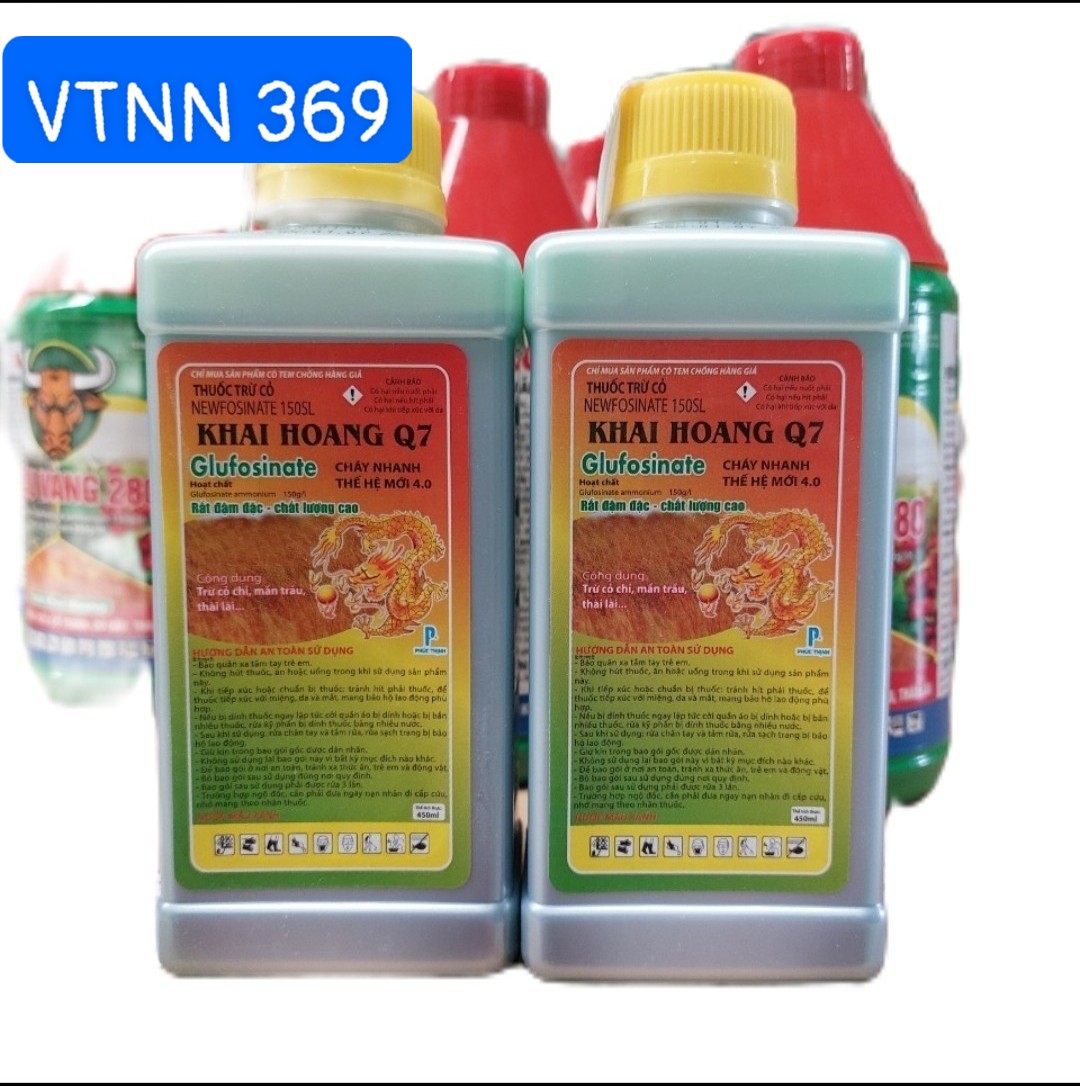 Thuốc trừ cỏ khai hoang q7 combo 10 chai 900ml