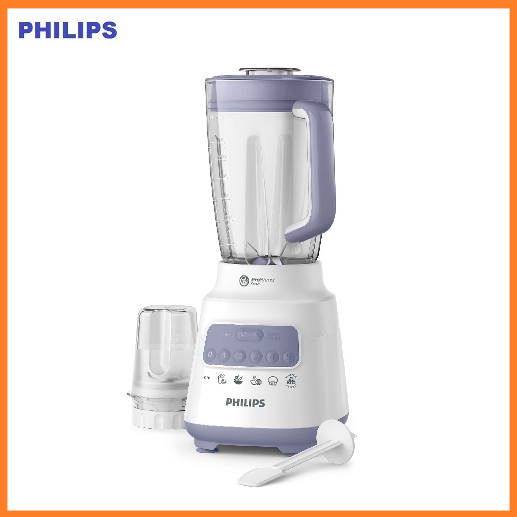 [HCM]Máy xay sinh tố phIlips HR2221 Xay nhuyễn hơn 40% và nghiền đá mịn công nghệ ProBlend Crush hiệu suất cao 5 chế độ cài đặt