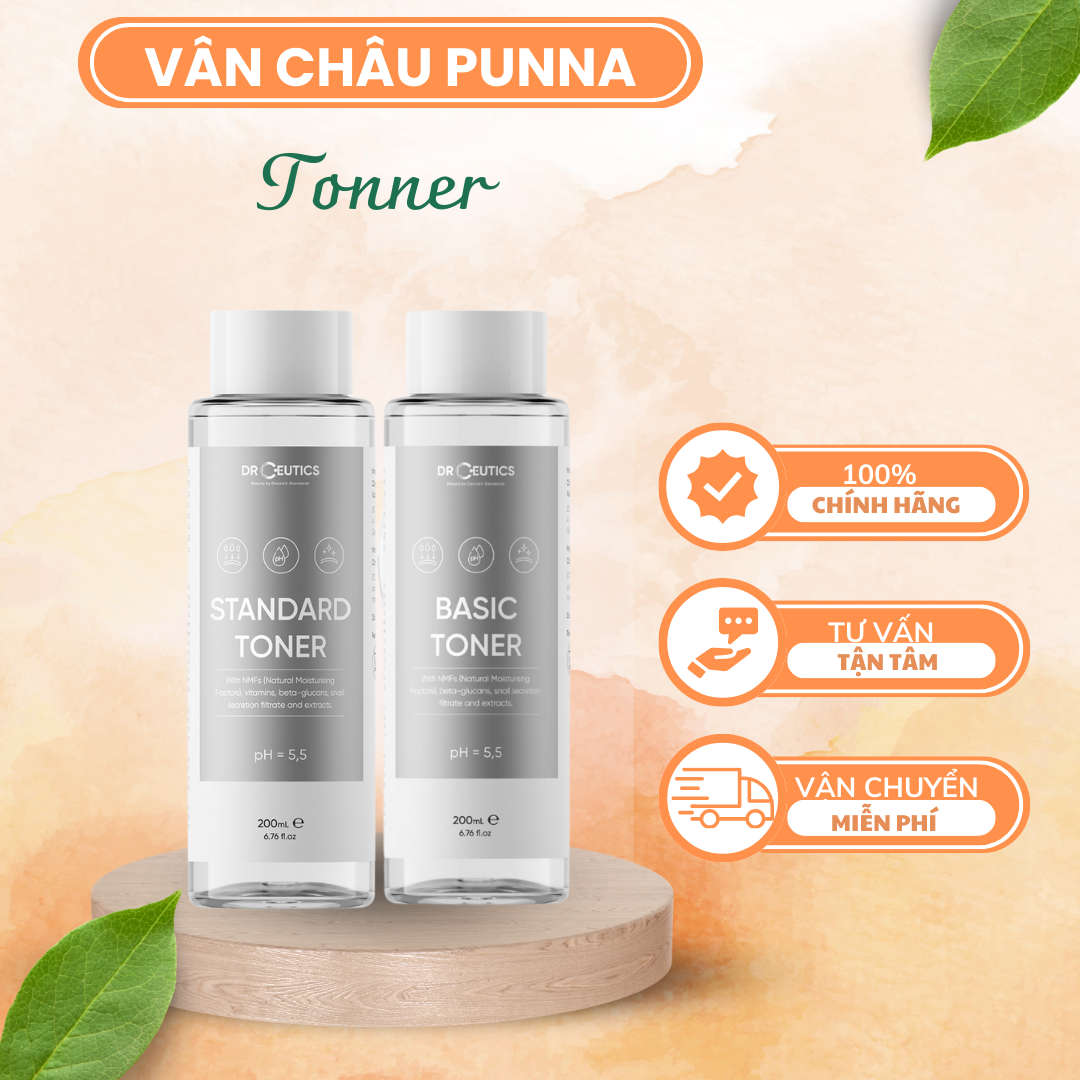 Drceutics basic toner và standard toner cấp ẩm cho da