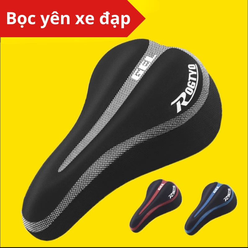 Bọc yên xe đạp thể thao silocol gel vires/rogtyo, đệm yên xe đạp thể thao siêu êm
