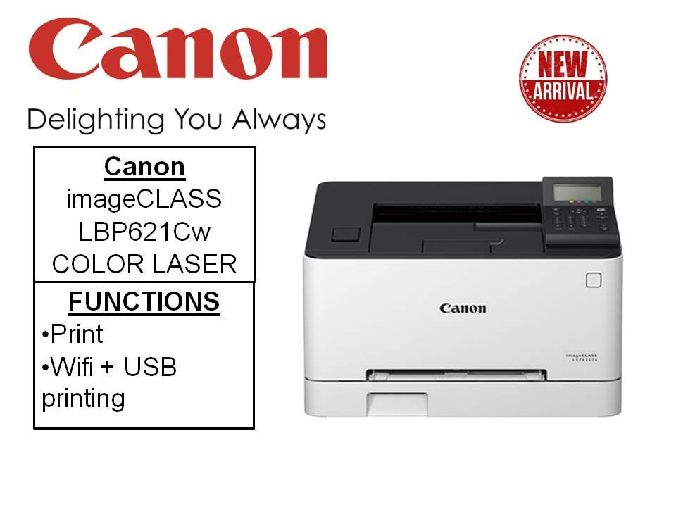 Máy in laser màu không dây canon lbp621cw - hàng nhập khẩu chính hãng