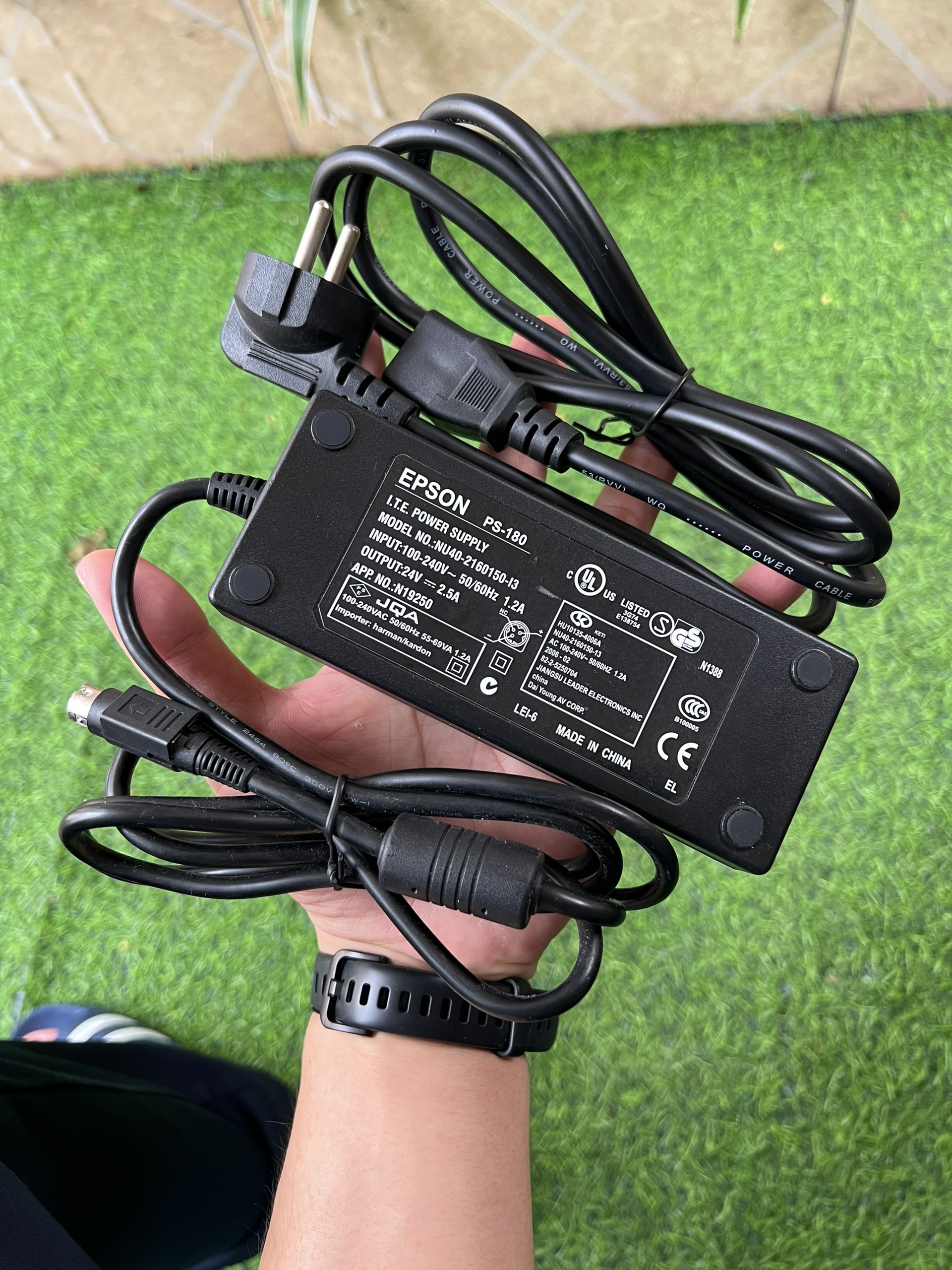 Dây nguồn máy in tem nhãn xprinter xp-350b 420b loại tốt bảo hành 12 tháng
