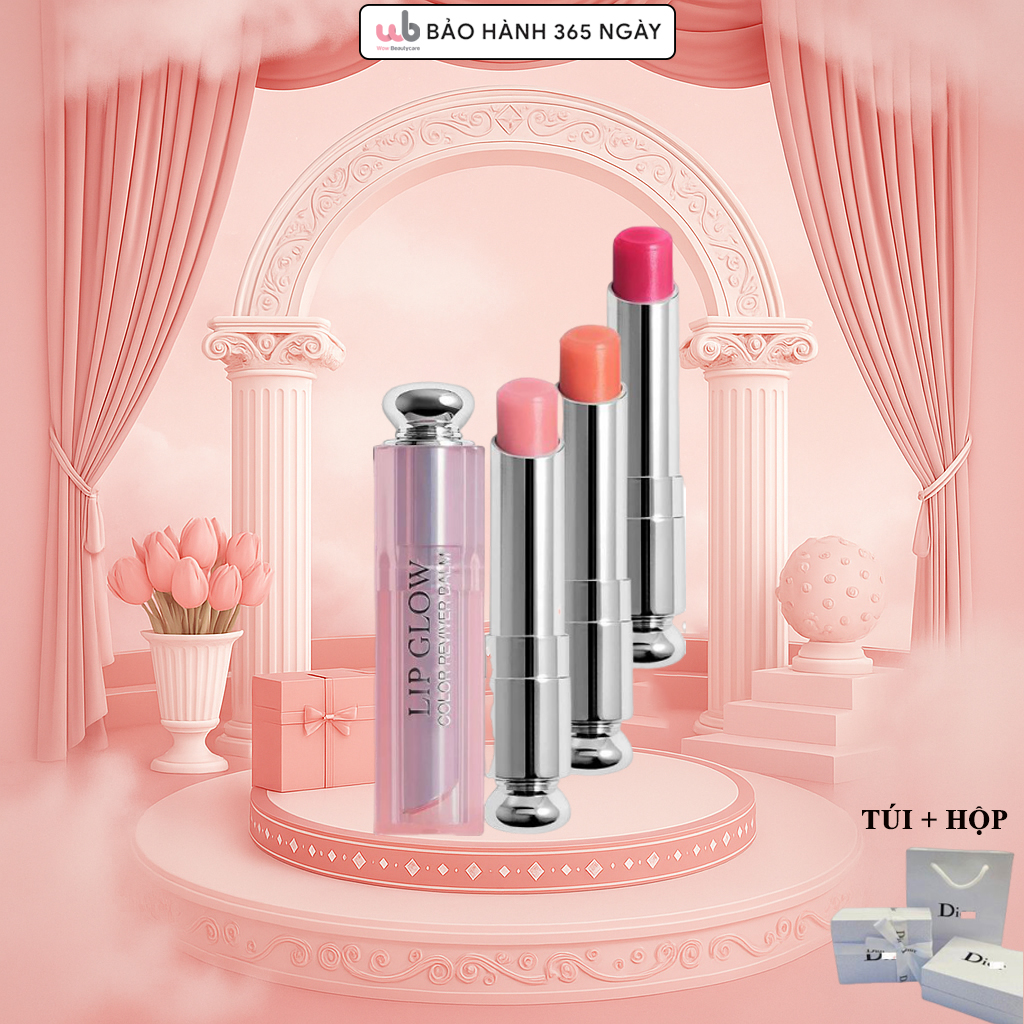 Son dưỡng môi dior addict lip glow giúp môi luôn căng mọng,mịn màng.