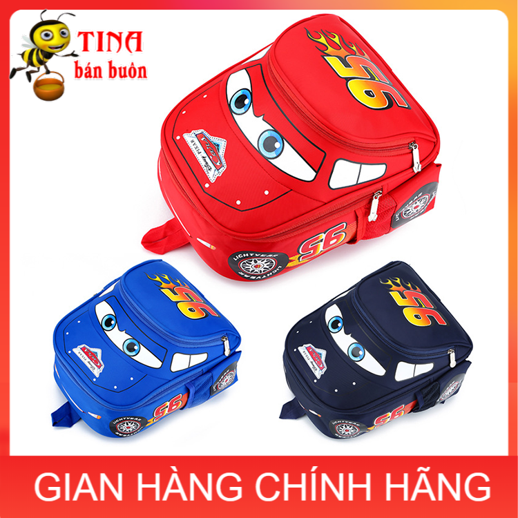 Balo cho bé mẫu giáo 3 đến 6 tuổi hình ô tô E101