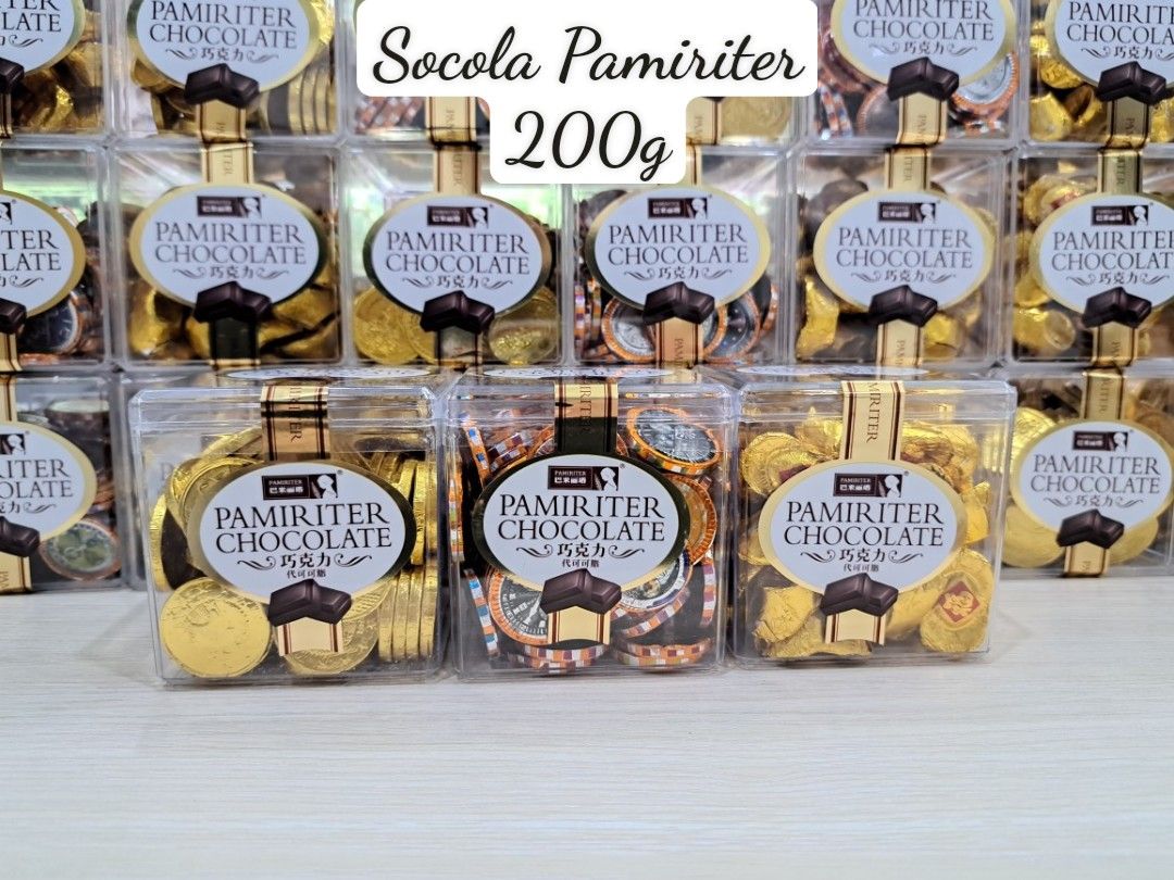 Sôcôla hình đồng tiền vàng và thỏi vàng 200g