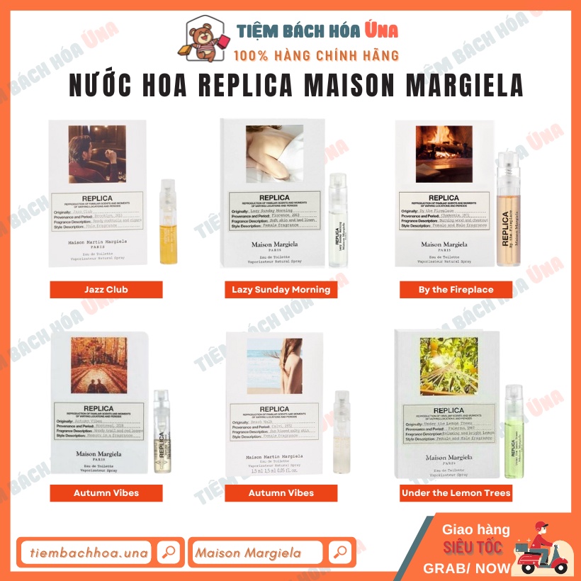 Vial mẫu thử nước hoa Repli ca Maison Margiela chính hãng, nhiều mùi