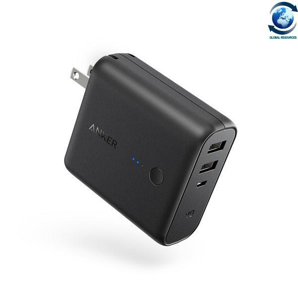[HCM]Pin Dự Phòng Anker PowerCore Fusion 5000mAh - A1621 (màu đen)