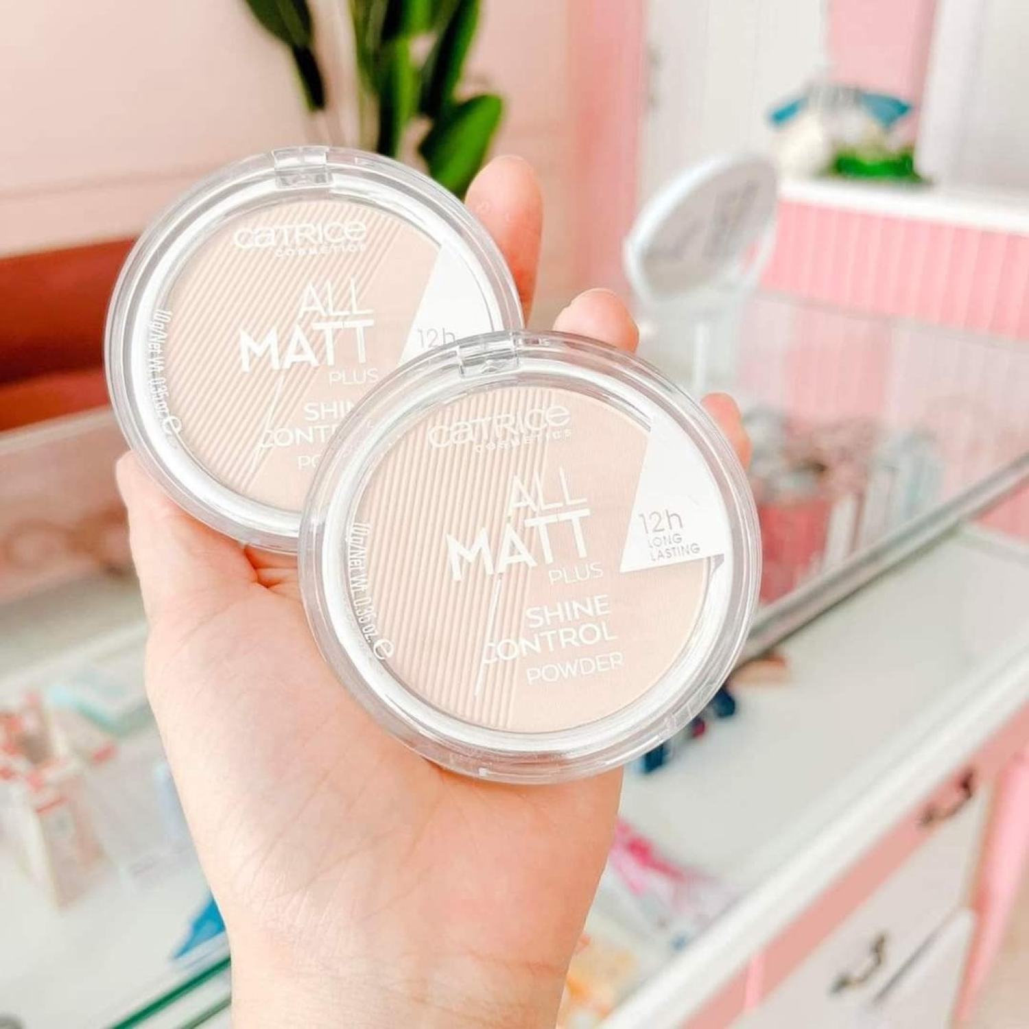 Phấn phủ kiềm dầu Catrice All Matt Plus Shine Control Powder 010 10g