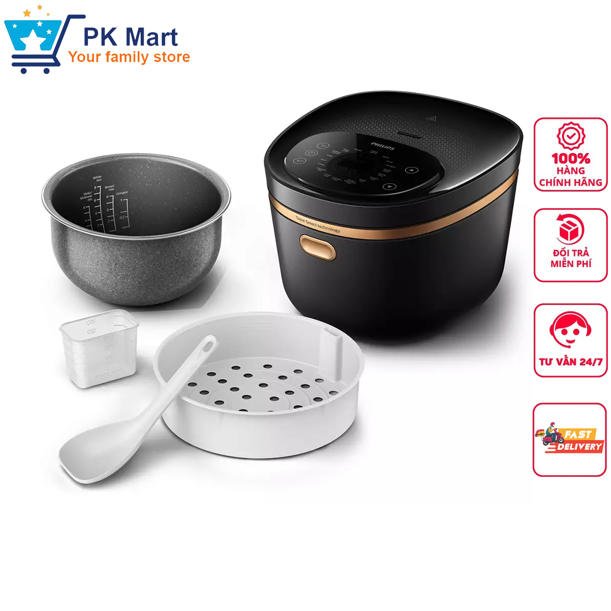 Nồi cơm điện cao tần thế hệ mới Philips HD4539 - Bảo hành toàn quốc 2 năm