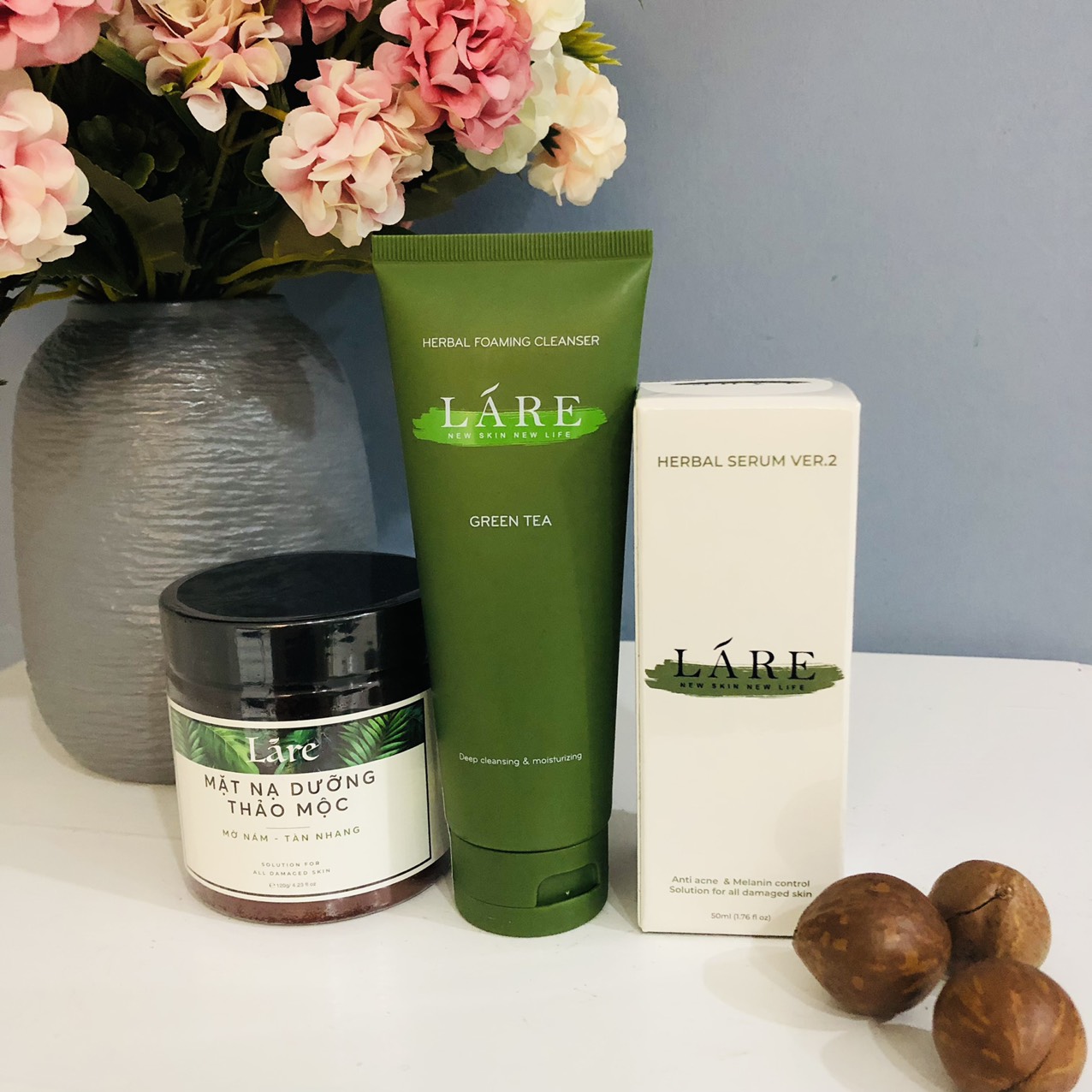 Combo thanh dược lare cho da nám - tàng nhang 3 sản phẩm