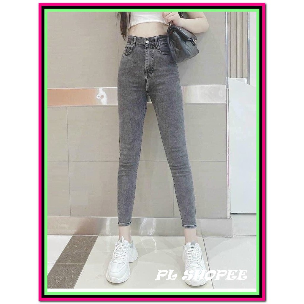 Quần Jean Nữ LN 001 XÁM NỮ Thời Trang Cao Cấp Co Giãn Tốt - Hàng Chuẩn Hình