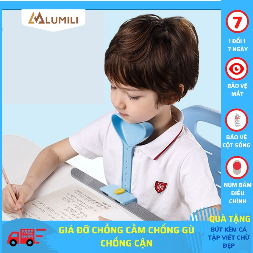 Giá đỡ cằm chống cận thị TT01 chống cong vẹo cột sống,dụng cụ chống cận thị, chống cằm cho bé, giá đỡ dụng cụ đỡ cằm chống gù lưng cận thị
