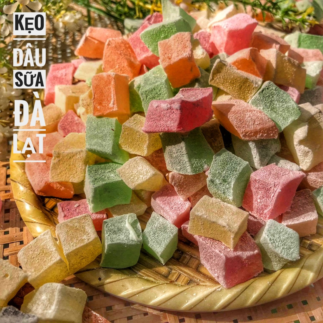 1KG KẸO DẺO SỮA TRÁI CÂY THẬP CẨM SIÊU NGON