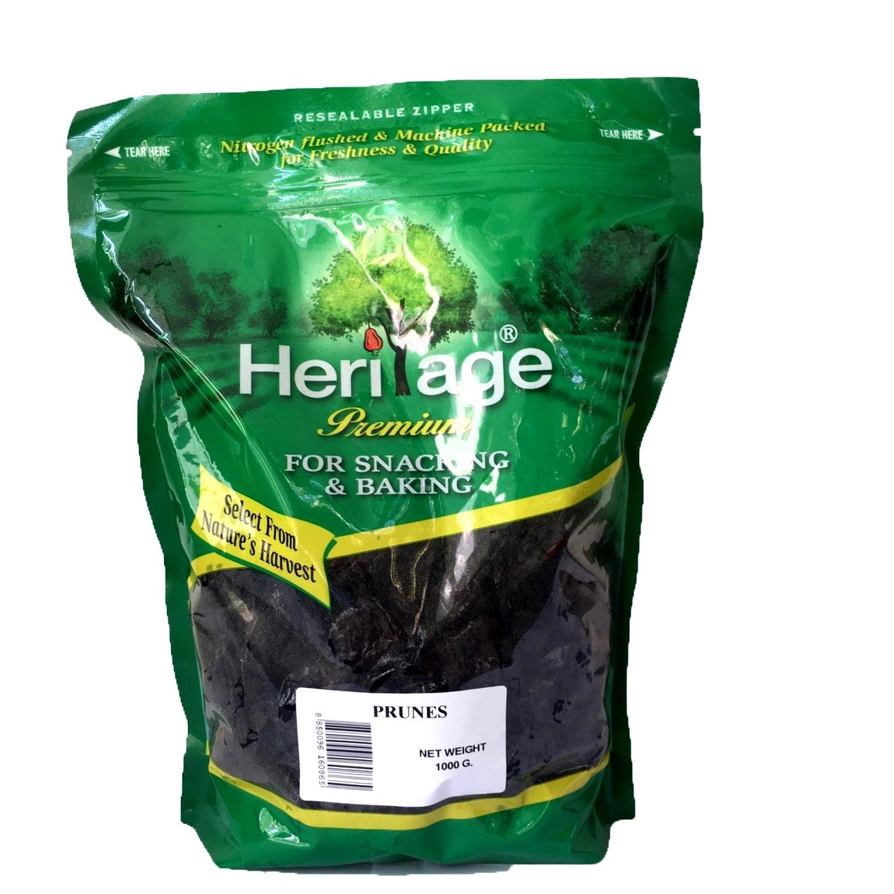MẬN SẤY KHÔ HERITAGE THÁI LAN 1KG- PRUNE